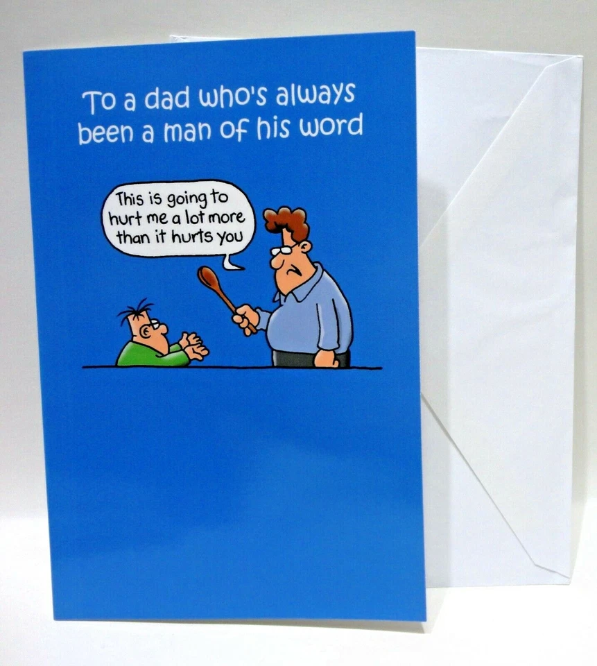 NobleWorks Greeting Card - "A Man of His Word" Happy Father's Day 001853 - Image 1 of 2