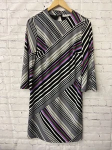 Vestido Trina Turk a Rayas Estampado por Cambio Forrado Pequeño - Imagen 1 de 7