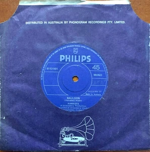Ramases Balloon / Muddy Water 1971 Philips Prog Space Rock Oz 45 - Picture 1 of 2