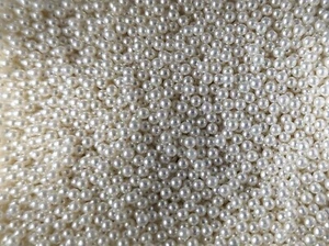 Vintage 2mm Round Pearl Undrilled Ivory Seed Pearls Amazing Value Discount - Picture 1 of 7