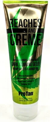 Pro Tan Beaches and Creme Gelee Hemp Seed Tanning Lotion 8.5 oz Dark Tanning - Image 1 of 4