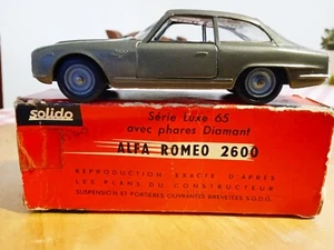 SOLIDO ALFA ROMEO 2600 SERIE LUSSO MADE IN FRANCE ART 125 BOXXXX!!!!! NEWW!! - Foto 1 di 10