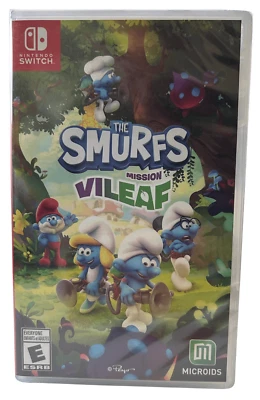 The Smurfs Mission Vileaf Nintendo Switch New Factory Sealed Rated E Microids - Image 1 of 4