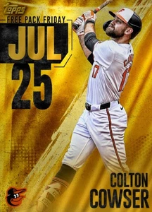 [DIGITAL] Topps Bunt - Colton Cowser - Free Pack Friday 25 S2 Jul 25 Gold - Picture 1 of 1