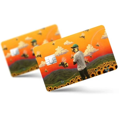 CC-WRAPS 2 Pack Tyler The Creator Flower Credit Debit Card Sticker Vinyl Decal Skin Cool