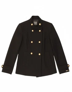 GUESS Womens Pea Coat UK 6 XS Black Polyester BM11 - Picture 1 of 5