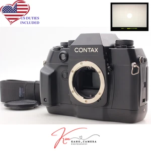 [Excelente COMO NUEVA] Cuerpo de cámara fotográfica Contax AX SLR 35 mm negro SOLO de JAPÓN - Imagen 1 de 11