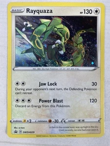 Pokemon TCG: Rayquaza SWSH029 Black Star Promo Cosmos Holo NM - Picture 1 of 3