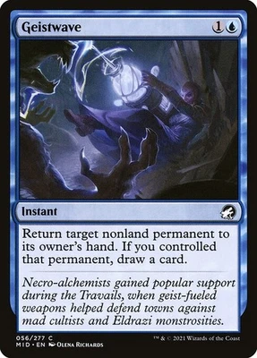 (1x FOIL) GEISTWAVE - Innistrad: Midnight Hunt – MTG Magic the Gathering Card - Image 1 of 4
