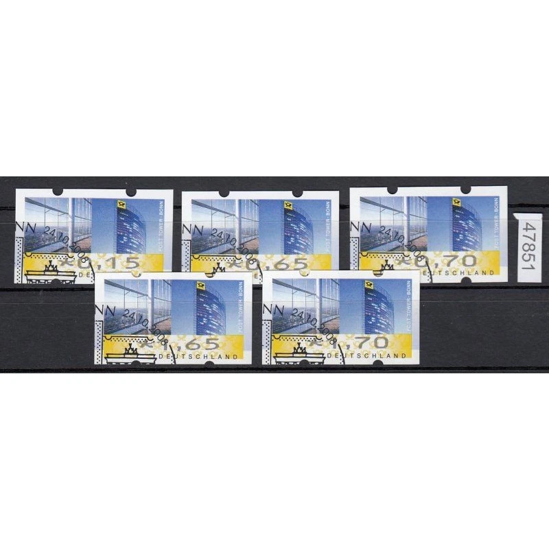 Federación 2008, Mich.-Nr.: ATM 7 sellado 0,15-1,70 - Imagen 1 de 1