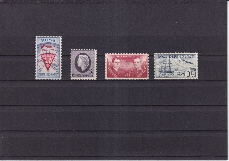SA38b Ross Dependency 1957 Scott of the Antarctic, Local Motives mint stamps - Image 1 of 1