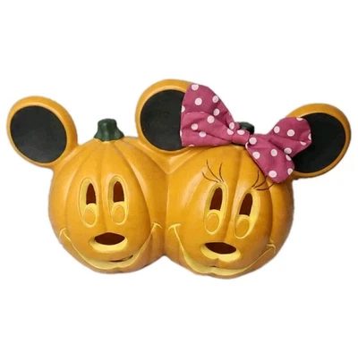 迪士尼米奇和米妮万圣节装饰吹模橙色南瓜点亮 — 第 1/4 张图片