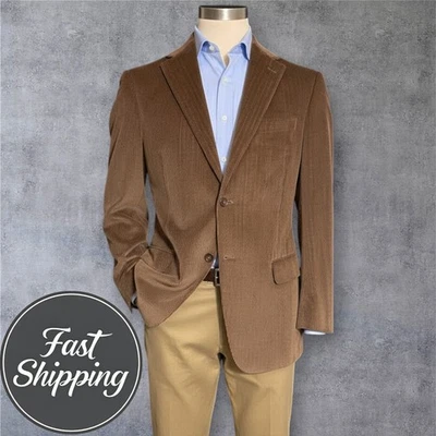 Dockers Men's Blazer 40R Cotton Corduroy Sport Coat 2-Button Jacket Brown - Image 1 of 4