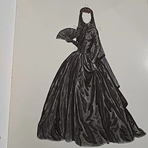 Tom Tierney Vivien Leigh Papierpuppe in voller Farbe ungeschnitten 1981 - Bild 1 von 6