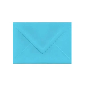 133 x 184 Mid Blue 5x7 Inch Envelope | Gummed | 120gsm V-Flap Blue Envelope - Picture 1 of 3
