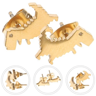  1 paio di donne stalloni per le orecchie di dinosauro orecchini graziosi - Immagine 1 di 4