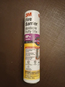 Stucco modellabile barriera antincendio 3M Stix MP+, rosso, 1,45 in x 6 in nuovo riutilizzabile! - Foto 1 di 3