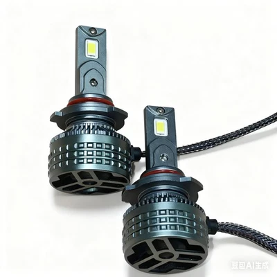 LED Headlight Bulb 9005 High Beam Bright White 6000K - Fast Shipping Foto 1 de 4