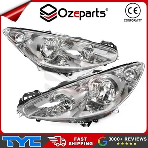Set Pair LH+RH Head Light Front Lamp For Peugeot 308 T7 Series 2 2012~2014 - Picture 1 of 6