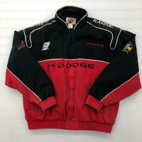 Vintage Winner's Circle Dodge # 9 Kasey Kahne Bomber Jacket Men's Size M Cover