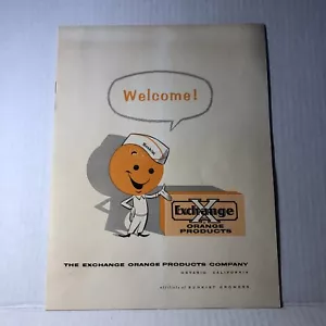 Vintage Company Brochure EXCHANGE ORANGE PRODUCTS COMPANY Ontario CA Sunkist - Foto 1 di 4