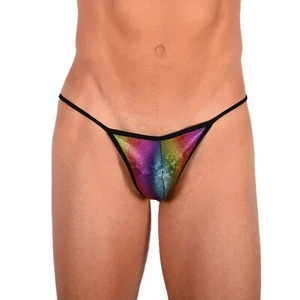 Doreanse Disco Thongs Rainbow Minimal String 1300 12 - Picture 1 of 10