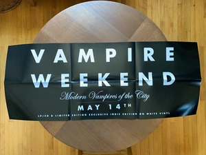 VAMPIRE WEEKEND Modern Of The City 18x46 Poster '13 PROMOTIONAL ONLY Promo Store - Picture 1 of 1