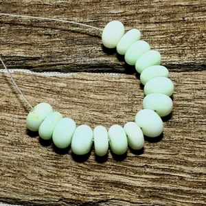 15pcs Natural Opal Smooth Rondelle Beads Loose Gemstone Size 6mm Weight 9.95cts - Picture 1 of 6