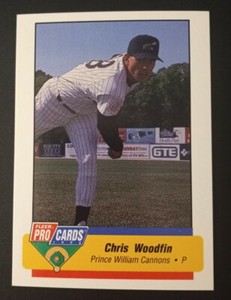 1994 Fleer ProCards Carolina League All-Stars Game Chris Woodfin #CAR13