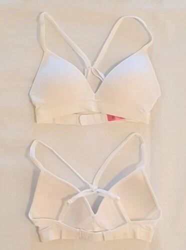 Conjunto de 2 sujetadores sin aros sin costuras Fruit of the Loom para niñas: 28-30-32 Foto 1 de 1