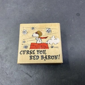 Snoopy Curse You Red Baron Craft Sramp Stampabilities G1046 - Imagen 1 de 4