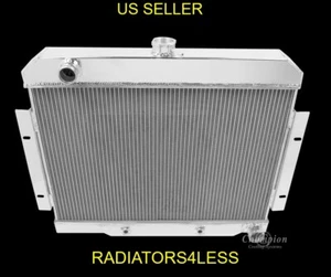 CHAMPION 3 ROW ALUMINUM RADIATOR CHEVY GM ENGINE CONVERSIONS 1972-1986 JEEP CJ  - Picture 1 of 2