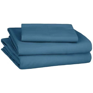 Amazon Basics Microfiber Sheet Set w/ Elastic Pockets, Still Water, TwinXL (NEW) - Picture 1 of 4
