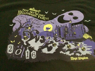 Camiseta Disney’s Not So Scary Halloween Party Magic Kingdom 2016 2XL Nueva/Etiqueta Foto 1 de 4