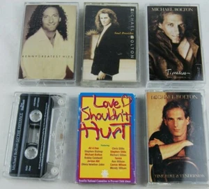 6x Michael Bolton Kenny G Cassette Lot Timeless Soul Provider Greatest Hits - Picture 1 of 9