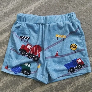 SHEIN Boys Excavator Print Shorts - Picture 1 of 5
