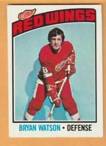 Bryan Watson Detroit Red Wings 1976-77 Topps #228 - Imagen 1 de 2