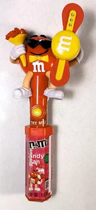 M & M M&M's VALENTINE FLOWERS RED PEANUT 8" FIGURE ELECTRONIC FAN CANDY HOLDER - Picture 1 of 11