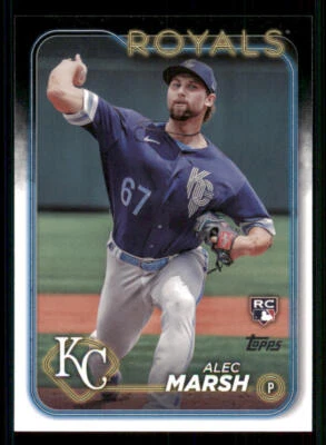 2024 Topps #163 Alec Marsh RC - Image 1 of 2