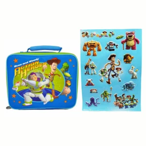 Disney Toy Story Buzz Lightyear Aislada Bolsa de Almuerzo Escolar Lunchero + Pegatinas 3D - Imagen 1 de 12