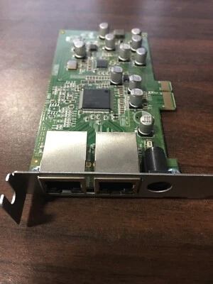 HP 744978-001 5395324 18-00322 ICSN 18-00210 2 PORT Ethernet Interface Card  - Image 1 of 3