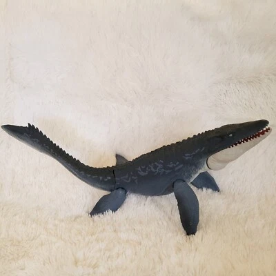 Jurassic World Fallen Kingdom Real Feel 28" Mosasaurus Dinosaur Figure by Mattel - Image 1 of 4