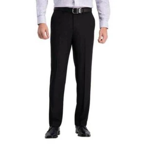 Haggar Mens Performance Comfort Flex Waistband Wrinkle Free Dress Pants Variety - Picture 1 of 20