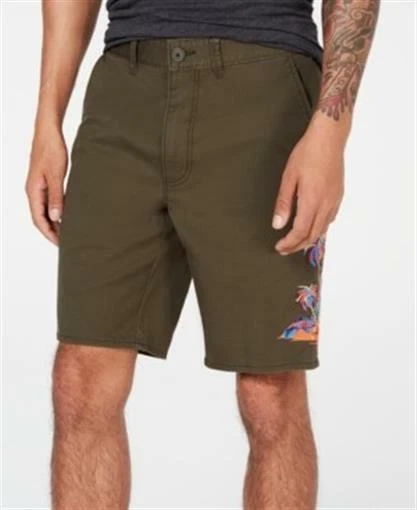 American Rag Mens Embroidered Palm Tree Forest Night Chino Shorts 32 - Image 1 of 1