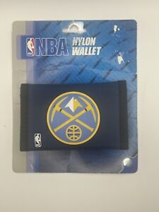 NBA Denver Nuggets Printed Tri-Fold Nylon Wallet by Rico Industries NEW