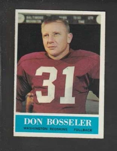 1964 Philadelphia #184 Don Bosseler NM/NM+ Redskins 160047 - Picture 1 of 2