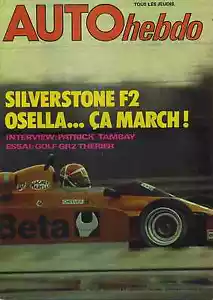 AUTO HEBDO Nr. 157 29.03.1979 GOLF GTI Gr2 MUGELLO Gr5 DANIELSON TAMBAY - Bild 1 von 1