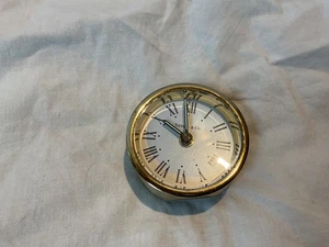 Tiffany & Co Travel Desk round alarm clock Good working condition - Picture 1 of 4
