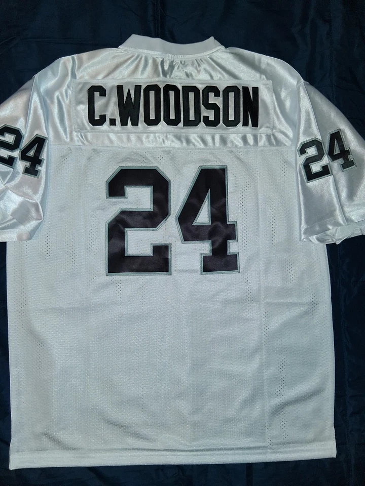 Jersey Charles Woodson Oakland Raiders Blanco XL Foto 1 de 4