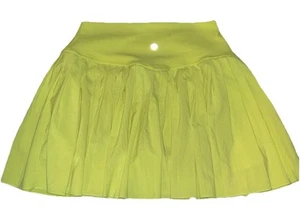 Crazy Yoga Athletic Medium 8/10 Giallo Neon Active Pull On Skort (macchie) - Foto 1 di 14